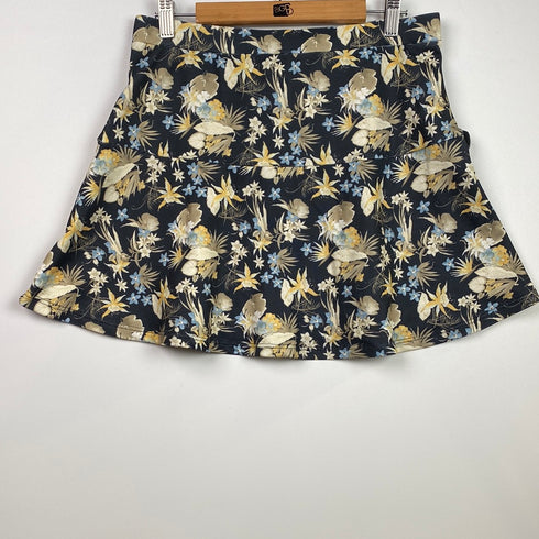 Skirt floral yellow